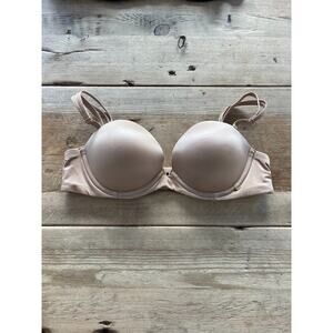 Victoria's Secret Praline Beige 32C Very Sexy Push-Up Strapless Bra VS